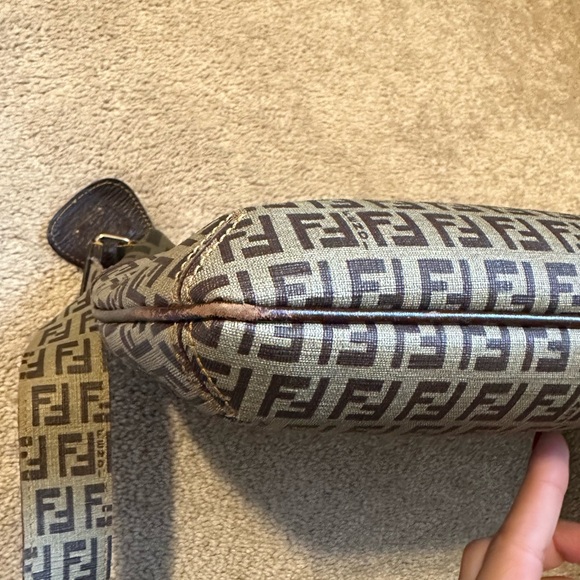 Fendi zip coated canvas bag - Picture 6 of 8